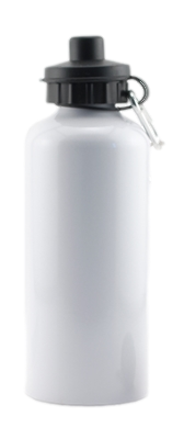 Case of 20oz Aluminum Water Bottle w/ White Coating (Qty 6)