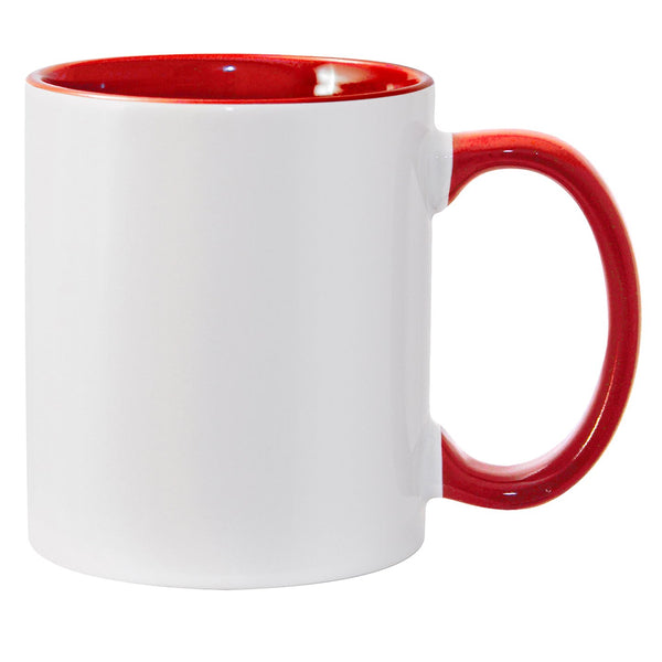 11 oz Inner Handle Mug (Multiple Colors)